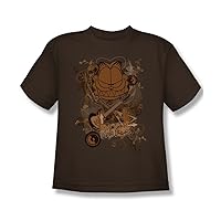 Garfield - Rock Rules - Youth Coffee S/S T-Shirt for Boys