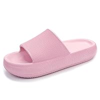 Cloud Slides for Women and Men, Pillow Slippers with Thick Sole, Shower Shoes, Cushioned Sandals for Indoor & Outdoor