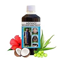 AADIVASI HAIR CARE NEELAMBHARI HAIR OIL 400ML Made from 23 Special Ayurvedic Ingredients. Prevents hair fall & damage. Increase strength, volume, promotes follicle developement. SET OF 2 X 200ML