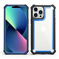 Shockproof Clear TPU PC 2 in 1 Protect Phone case for iPhone 14 Plus 13 12 11 Pro Max X XS XR Thicken Silicone Anti-Drop Armor,I,for iPhone 12Pro Max