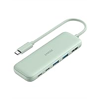 Anker 332 USB-C Hub (5-in-1) with 4K HDMI Display, 5Gbps USB-C Data Port and 2 5Gbps USB-A Data Ports and for MacBook Pro, MacBook Air, Dell XPS, Lenovo Thinkpad, HP Laptops and More(Green)
