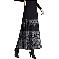 Autumn Winter Elegant High Waist Pleated Casual Versatile Western Commuting Loose Clothing Women' Skirts