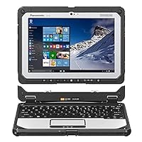 Panasonic Toughbook CF-20, 10.1-inch Multi Touch, m5-6Y57, 16GB, 128GB SSD, Intel HD Graphics 515, Wi-Fi, Bluetooth, HDMI, Dual Pass, 8MP, Backlit Keyboard, Windows 10 Pro, 4G LTE (Renewed)