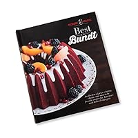 Nordic Ware Best of the Bundt Baking Book, Original Bundt Cake Recipe Book, Multicoloured Bundt Cookbook