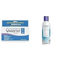 Vagistat 1 Day Single-Dose Yeast Infection Treatment for Women Pack of 1 and Monistat Boric Acid Feminine Cleanser Fragrance Free Feminine Wash 10 Fl Oz 1 Pack