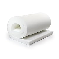 AK TRADING CO. Upholstery Foam Cushion, High Density Foam Sheet - Made in USA, 1 x 30 x 72