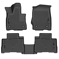 Husky Liners - Weatherbeater | Fits 2020-2023 Lincoln Aviator, Front & 2nd Seat Floor Liners - Black | 99331