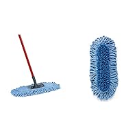 O-Cedar Dual-Action Microfiber Sweeper Dust Mop & Dual-Action Dust Mop Refill