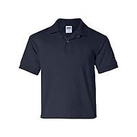 6 oz, 50/50 Jersey Polo (G880B) Navy, L (Pack of 12)
