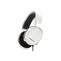 SteelSeries Arctis 5 Gaming Headset - RGB Illumination - DTS Headphone: X v2.0 Surround for PC and PlayStation 5, PS4 - White