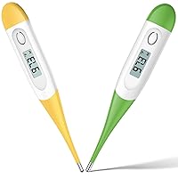 Bundle of Digital Oral Thermometer for Adults, Digital Thermometer for Fever