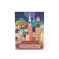 Krakow Folded Matte Notecards + Envelopes (10pcs) 10 pcs 5