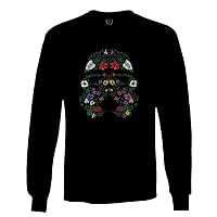 Cool Graphic Floral Tropical Flowers Stormtrooper Street wear Good Vibe Long Sleeve Men's
