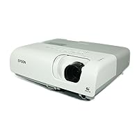 Epson PowerLite S5 3LCD Projector 2000 ANSI HD 1080i, Bundle Remote Control Power Cord VGA Cable HDMI adapter