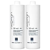 Ever Ego 20 Vol 6% Stabilized Hydrogen Peroxide 1000ml 33.8oz (Pack of 2)