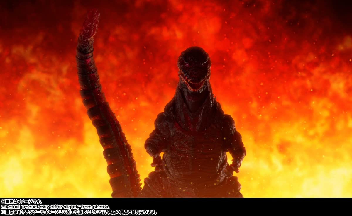 Tamashii Nations - Shin Godzilla - Godzilla [2016] Fourth Form Night Combat Ver., Bandai Spirits S.H.MonsterArts Figure