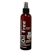 Bonfi Natural Oil Free Wig Shine Detangler and Cuticle Sealer helps to lay down hair Cuticles UV Protector and Keratin For Dull/Dry human and synthetic hair (237 mL/ 8 Fl oz)