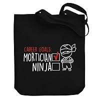 Career goals Mortician ninja Canvas Tote Bag 10.5