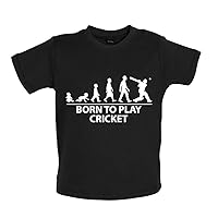 Born to Play Cricket - Organic Baby/Toddler T-Shirt
