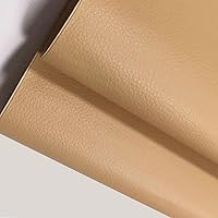 Leather Repair Patch Self-Adhesive Couch Patch，Multicolor Available Scratch Leather Peel and Stick for Sofas, Car Seats Hand Bags Jackets (Khaki,5x5 inch)