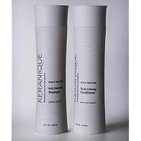 Anti Dandruff Shampoo and Scalp Restoring Conditioner Bundle by Keranique