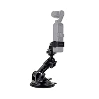 Suction Cup Compatible for DJI Pocket 2, Car Windshield Window Vehicle Boat Camera Holder for DJI Pocket 2 Suction Cup Mount Windshield Mount