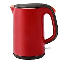 Kettles,Stainless Steel Electric Water Kettle, Jug Kettle 1.7 Litres, Fast Boil Easy to Clean, 1800W Fast/Red