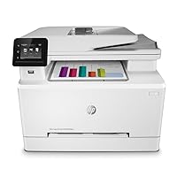 Color LaserJet Pro M283fdw Wireless All-in-One Laser Printer, Remote Mobile Print, Scan & Copy, Duplex Printing, Works with Alexa (7KW75A), White
