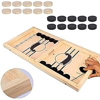 Fast Sling Puck Game Paced,Tinfence Table Desktop Battle,Winner Board Games Toys for Adults Parent-Child Interactive Chess Game (22.7 x 12.5 in)