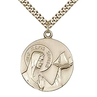 Jewels Obsession Our Lady Star of The Sea Pendant | Gold Filled Our Lady Star of The Sea Pendant - 24