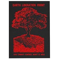 Earth Liberation Front Back Patch - ELF Vegan Vegetarian Rights Welfare Anti Authority Anarchy Human Testing Meat is Murder Social Political Class War Activism Anarchism Anarcho Front Punk ALF
