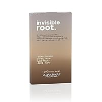 Alfaparf Milano Invisible Root Touch Up Powder - Medium Blonde - Temporary Hair Color Powder - Quick Dry Root Concealer for On-the-Go Touchups - Color Regrowth Cover Up - Vegan (0.18 oz / 5g)