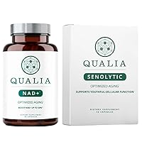 Bundle Qualia NAD+ & Qualia Senolytic, Clinically Tested Supplement, Can Boost NAD+, Aging Supplement