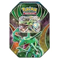 Pokemon Tins 2016 Trading Cards Best of Ex Tins Featuring Rayquaza Collector Tin