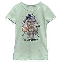 STAR WARS Rise of Skywalker Droid Smith Girls Short Sleeve Tee Shirt