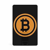 Bitcoin Logo Card USB 2.0 Flash Drive 8G/64G Credit Card Thumb Drive Memory Stick Business Gift