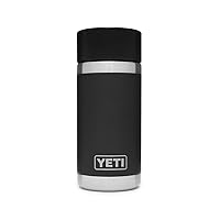 YETI Rambler 12 oz Bottle, Stainless Steel, Vacuum Insulated, with Hot Shot Cap