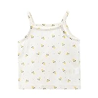 Girls Camisoles Size 8 Undershirt Soft Camisole Cotton Tank Tops Summer Breathable Glitter Tops for Toddler Girls