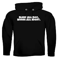 Sleep All Day, Nurse All Night. - Men's Ultra Soft Hoodie Sweatshirt