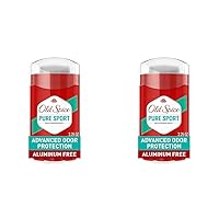 Old Spice High Endurance Deodorant for Men, Pure Sport Scent, 2.25 oz (Pack of 2)
