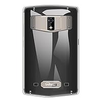 for Unihertz Titan Case, Soft TPU Back Cover Shockproof Silicone Bumper Anti-Fingerprints Full-Body Protective Case Cover for Unihertz Titan (4.60 Inch) (Transparent)