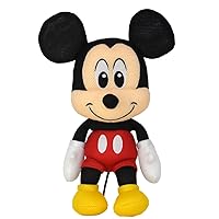 Wahu Aqua Pals Disney Classic Mickey Mouse Plush Water Toy for Kids Ages 2+, Fast-Drying Waterproof Plush Doll Toy for Pool and Bathtub, Medium, Red/Black, 16