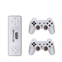 Y6 Retro Video Game Stick Built-in 10,000 Games, HD 4K 128G Arcade Y6 Plug and Play TV Video Game Console Emulators with 2.4G Controllers for Boys Adults