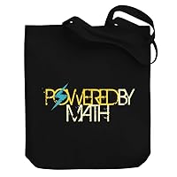 Powered by Math Lightning Canvas Tote Bag 10.5