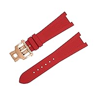 25-12mm FKM Fluororubber WatchBands Accessories For Patek Philippe Strap For Nautilus Watchband 5711/5712 Original Interface Wristband