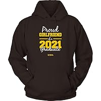FanPrint Western Michigan Broncos - Proud Girlfriend - 2021 Graduation Gift T-Shirt