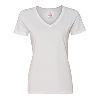 5 oz. 100% Heavy Cotton HD V-Neck T-Shirt (L39VR)