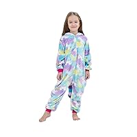 Kids Unicorn Onesie Animal Pajamas Halloween Cosplay Costume Sleepwear Gift for Girls and Boys