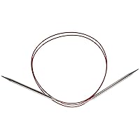 ChiaoGoo Red Lace Circular 47 inch (119cm) Stainless Steel Knitting Needle Size US 5 (3.75mm) 7047-5