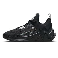 Nike Giannis Immortality 2 Big Kids' Basketball Shoes (DQ1943-003, Black/Wolf Grey/White/Black) Size 5